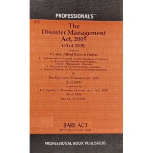 Professional's Disaster Management Act, 2005 Bare Act